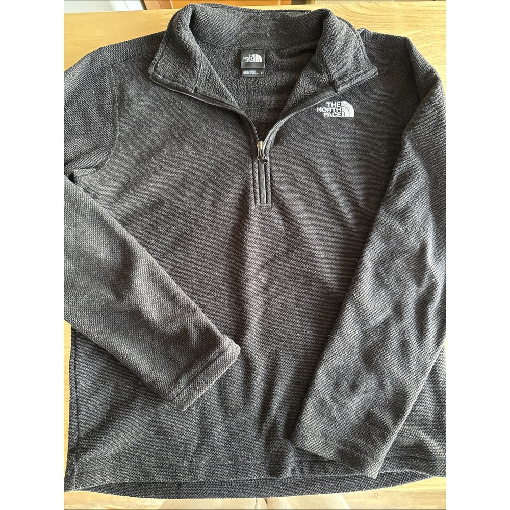 The North Face Men's Black 1/4 Zip‎ Pullover Size Medium